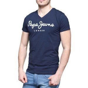 Pepe Jeans pánské tmavě modré tričko Original
